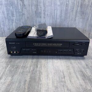 Sharp VC-H961U 4-Head Hi-Fi VCR VHS Player Tested Working